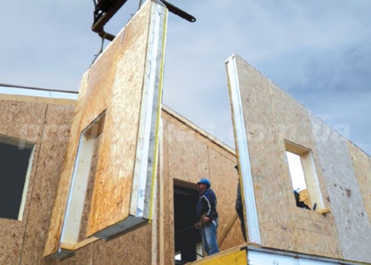 строительство дома из сип-панелей в канаде