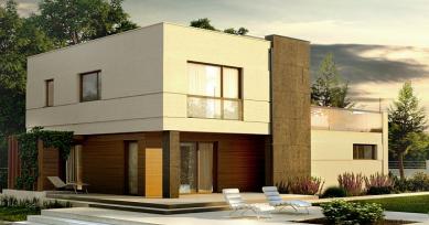 Проект дома Zx54 иллюстрация 1