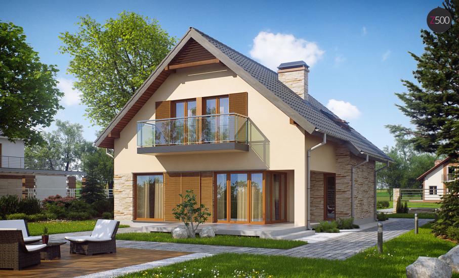 Проект дома Z134 иллюстрация 2