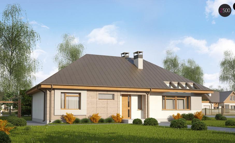 Проект дома Z140 иллюстрация 1