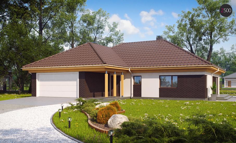 Проект дома Z144 иллюстрация 1