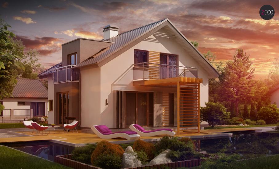 Проект дома Z245 иллюстрация 1