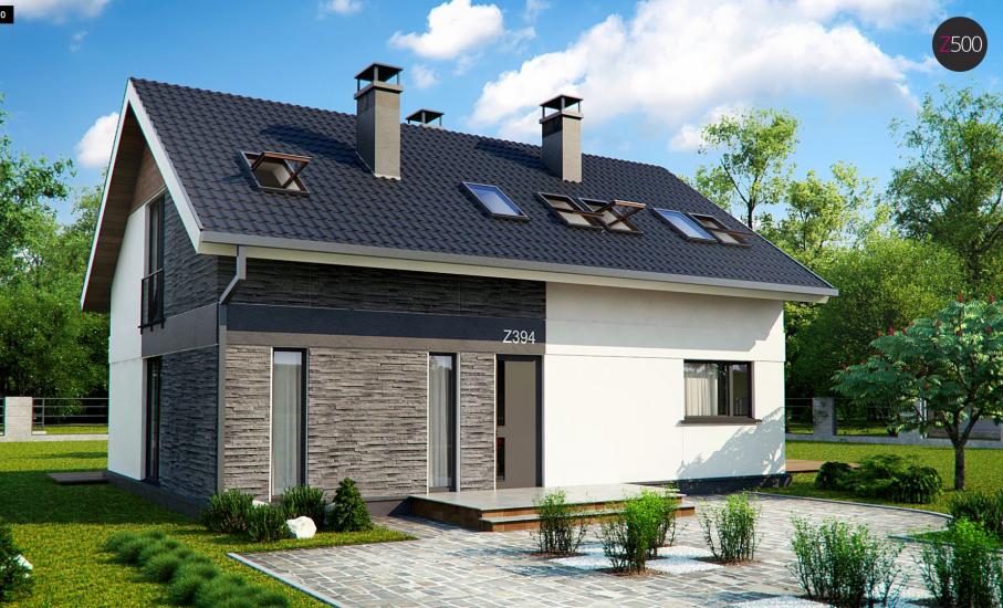 Проект дома Z394 иллюстрация 1