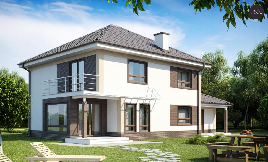 Проект дома Zx12 иллюстрация 1