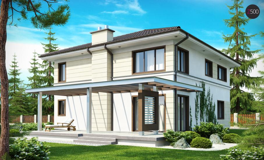 Проект дома Zx33 иллюстрация 2