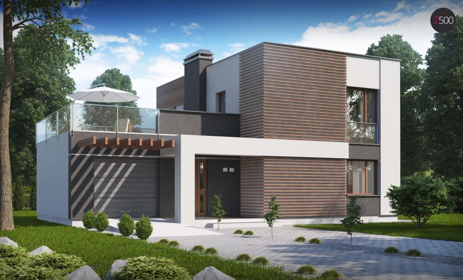 Проект дома Zx41 иллюстрация 1