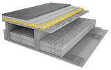 Acoustic floating floor system